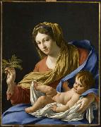 Simon Vouet Hesselin Virgin and Child painting